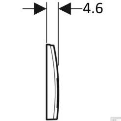 Drukplaat Geberit Delta 35 DualFlush Frontbediening Wit -Thuis Badkamer 115.135.11.5 tech3