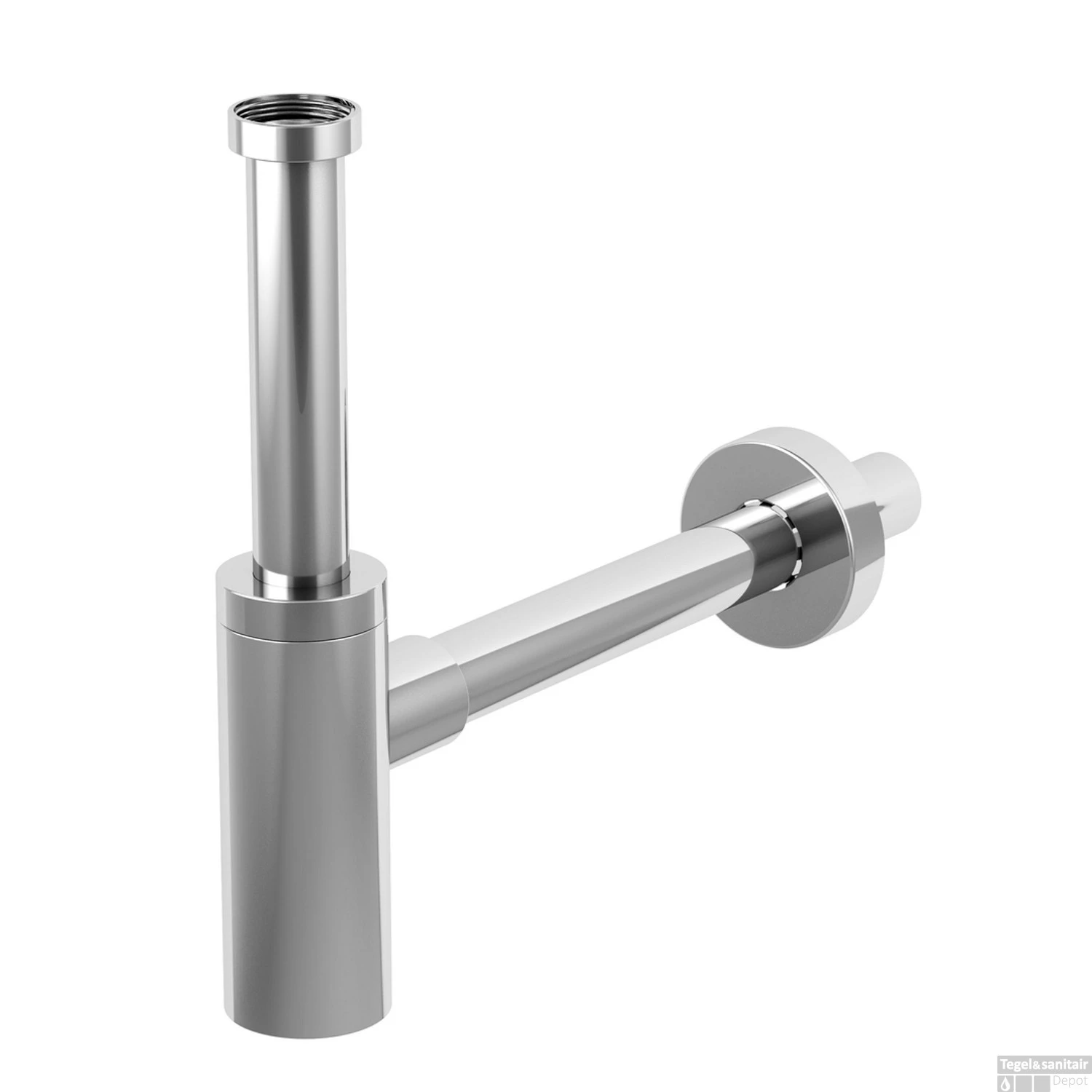 Sifon Plieger Napoli 5/4M Muurbuis Chroom 1 Sifon Plieger Napoli 5/4M Muurbuis Chroom