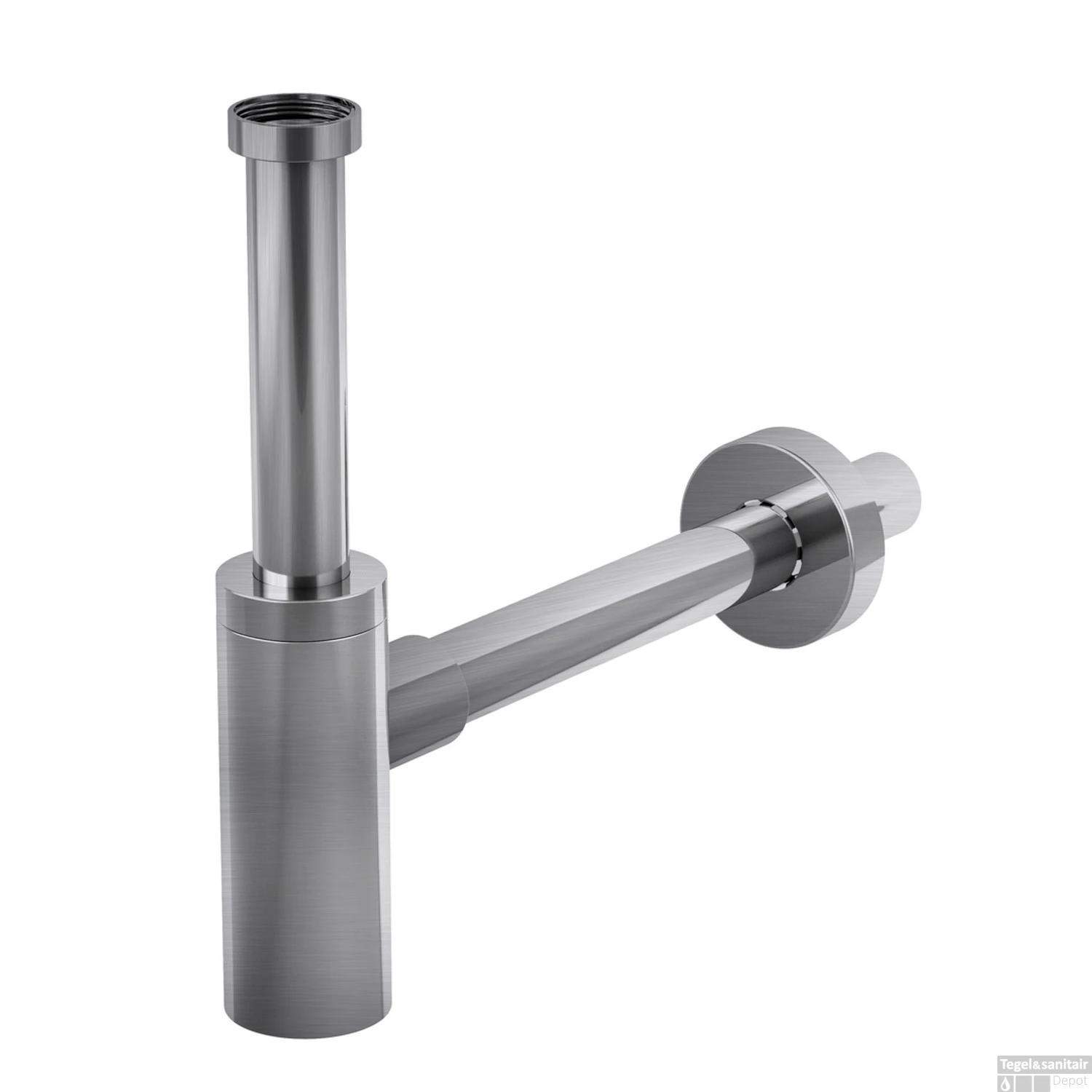 Sifon Plieger Napoli 5/4M Muurbuis RVS 1 Sifon Plieger Napoli 5/4M Muurbuis RVS