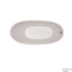 BWS Vrijstaand Trapeze Ligbad Acryl 170x77 Cm Wit (inclusief Witte Waste En Overloop) -Thuis Badkamer 21.3685 3 1 1