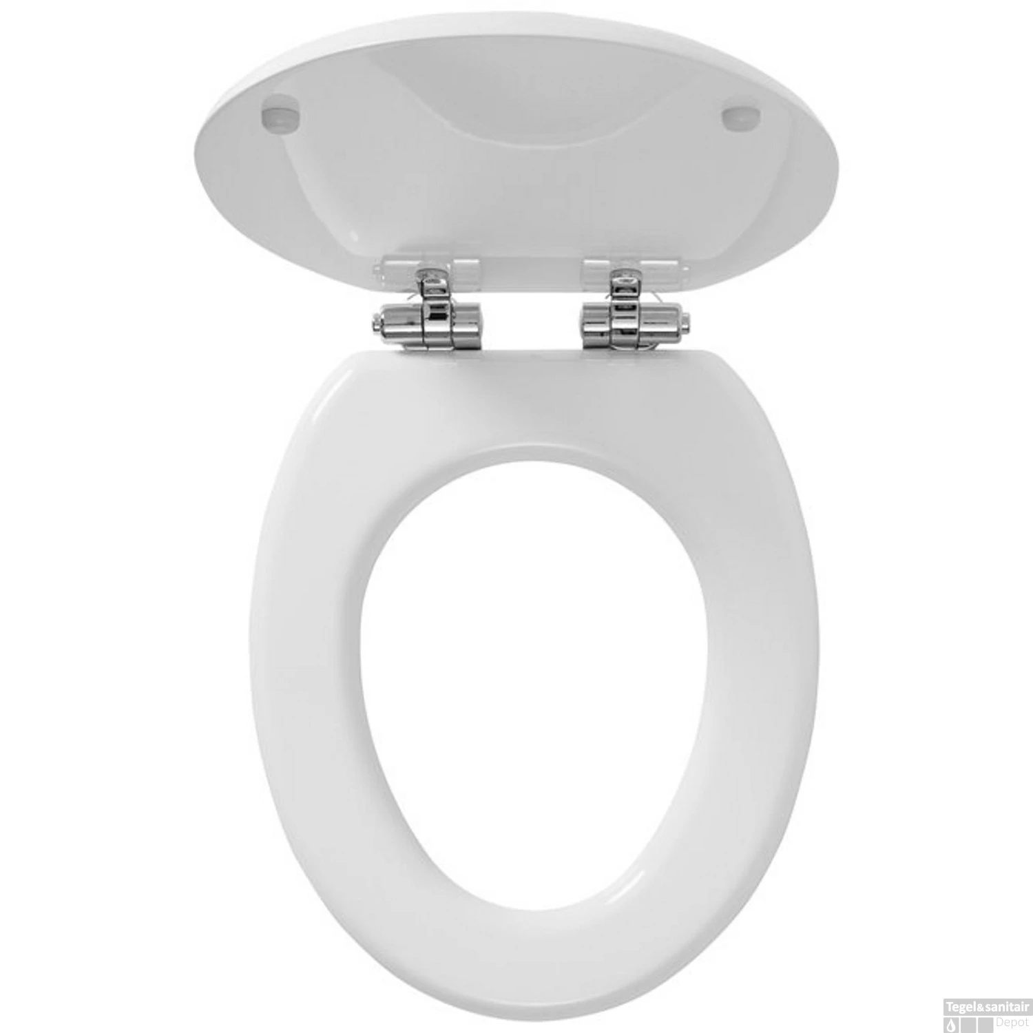 Toiletzitting Tiger Mississippi Softclose Hout Wit 5 Toiletzitting Tiger Mississippi Softclose Hout Wit - Afbeelding 5