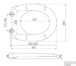 Menir Soft-Close Toiletzitting+deksel Wit