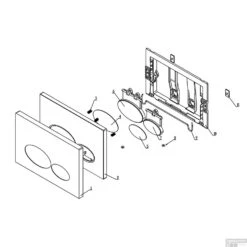 Drukplaat Wiesbaden X32 Voor Inbouwreservoir Mat Zwart 5 Drukplaat Wiesbaden X32 Voor Inbouwreservoir Mat Zwart -Thuis Badkamer 32.4672 tech