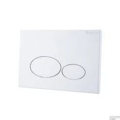 Drukplaat Wiesbaden X32 Metal Voor Inbouwreservoir Glans Wit