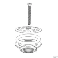 Messing Plug Wiesbaden Chroom Rooster 5/4" -Thuis Badkamer 33.3541 tech1