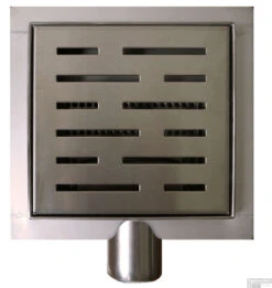 RVS Doucheput 15x15cm Met Flens / 3de Generatie