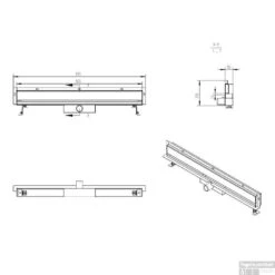 Douchegoot BWS Flens Met Kunststof Sifon Filter 80 Cm MUURINBOUW RVS Mat Zwart 9 Douchegoot BWS Flens Met Kunststof Sifon Filter 80 Cm MUURINBOUW RVS Mat Zwart -Thuis Badkamer 33768 109293 douchegoot bws flens met kunststof sifon filter 80 cm muurinbouw rvs mat zwart tech