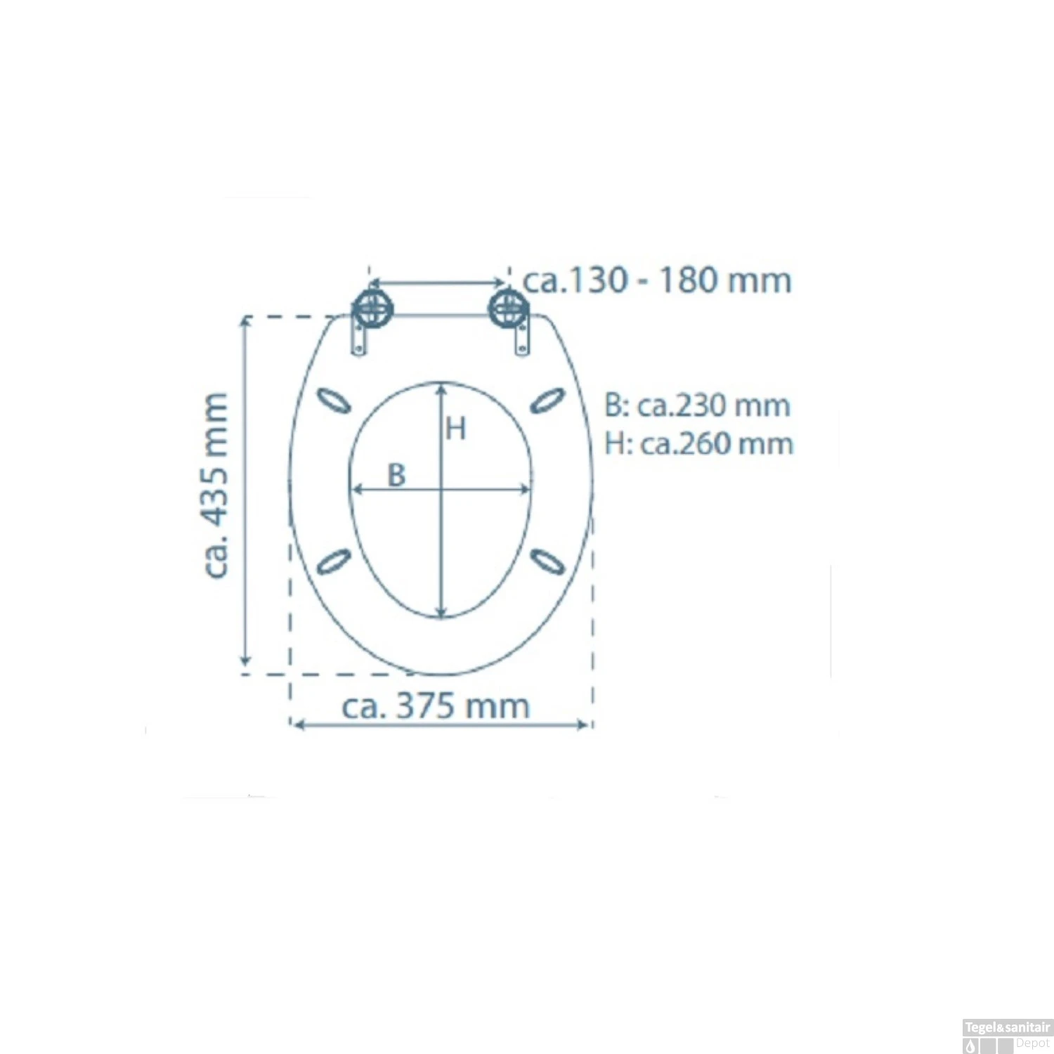 Toiletbril Schutte Lupos Softclose Marmer Stone 3 Toiletbril Schutte Lupos Softclose Marmer Stone - Afbeelding 3