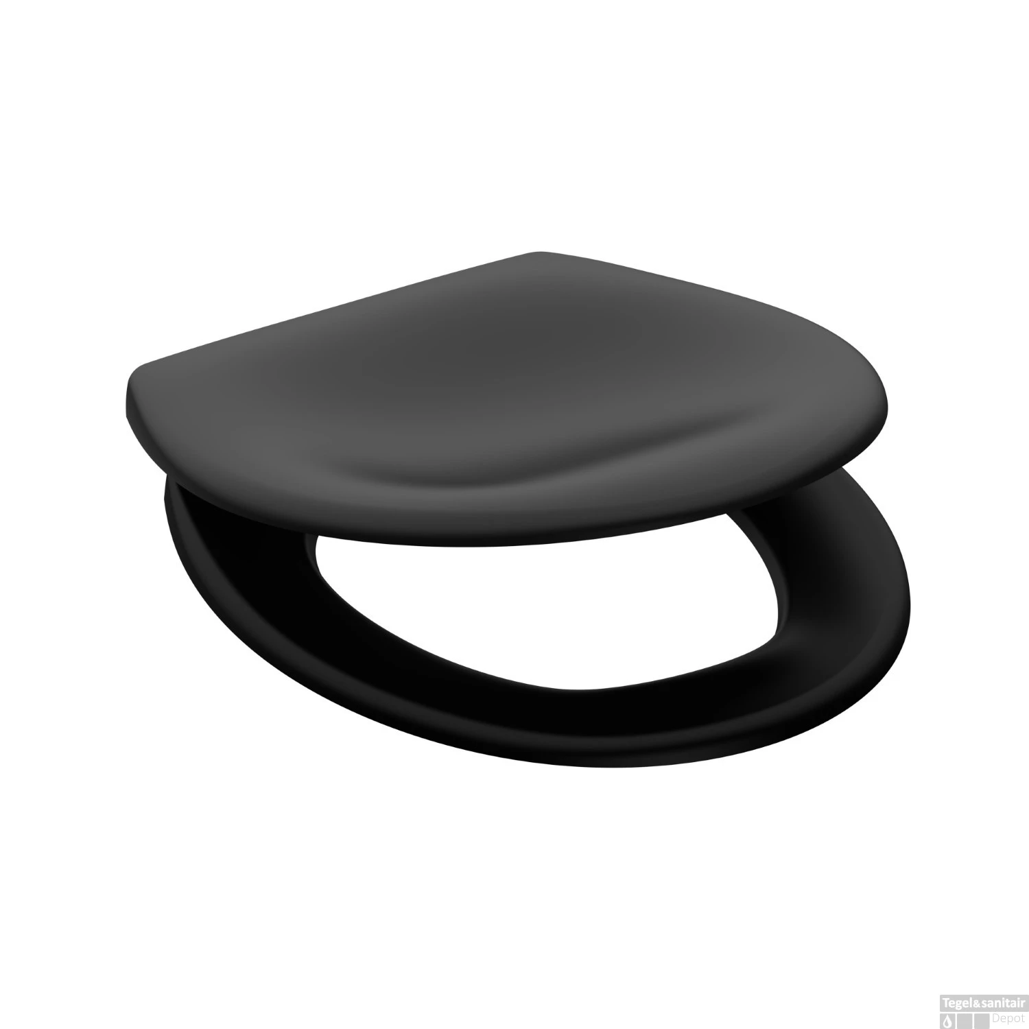 Toiletbril Schutte Lupos Softclose En Quick-Release Mat Zwart 2 Toiletbril Schutte Lupos Softclose En Quick-Release Mat Zwart - Afbeelding 2