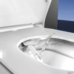 Douche-WC Schutte Cesari Elektronisch Wandmontage Zonder Spoelrand Met Slim WC-Zitting 14 Douche-WC Schutte Cesari Elektronisch Wandmontage Zonder Spoelrand Met Slim WC-Zitting -Thuis Badkamer 4008431921006 6