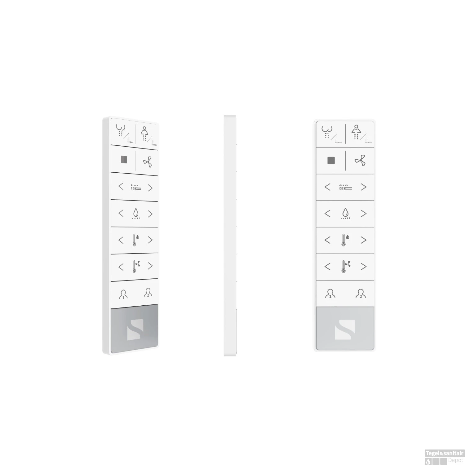 Douche-WC Schutte Cesari Elektronisch Wandmontage Zonder Spoelrand Met Slim WC-Zitting 8 Douche-WC Schutte Cesari Elektronisch Wandmontage Zonder Spoelrand Met Slim WC-Zitting - Afbeelding 8