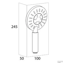 Glijstangset Compleet Tiger Splash Tyne Mat Zwart -Thuis Badkamer 4008911703054 5 1