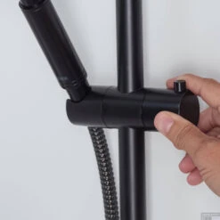 Glijstangset Compleet Tiger Splash Tyne Mat Zwart -Thuis Badkamer 4008911714333 12