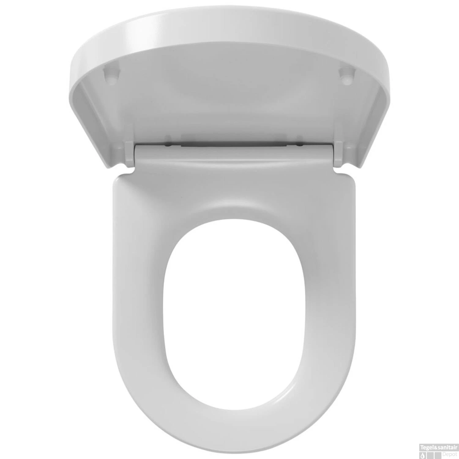 Toiletzitting Tiger Memphis Softclose Duroplast Wit 2 Toiletzitting Tiger Memphis Softclose Duroplast Wit - Afbeelding 2