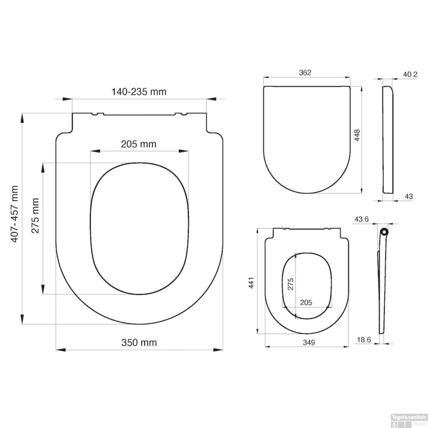 Toiletzitting Tiger Memphis Softclose Duroplast Wit 11 Toiletzitting Tiger Memphis Softclose Duroplast Wit - Afbeelding 11
