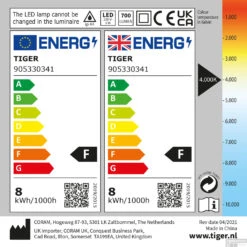 LED Spiegel Verlichting Tiger Aurel 4000K 40 Cm Chroom -Thuis Badkamer 4008919053403 9