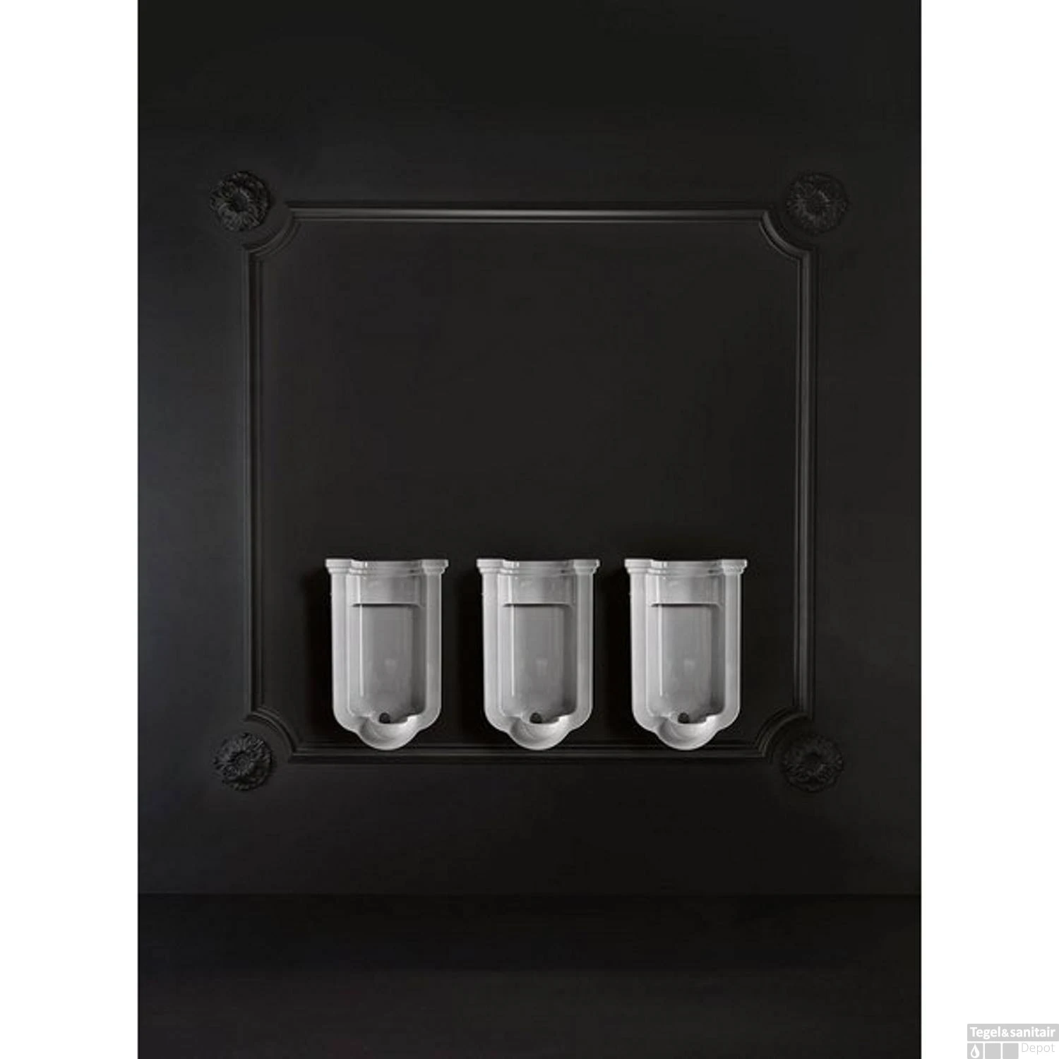 Urinoir Sapho Waldorf 44x72x37 Cm Keramiek Wit 4 Urinoir Sapho Waldorf 44x72x37 Cm Keramiek Wit - Afbeelding 4