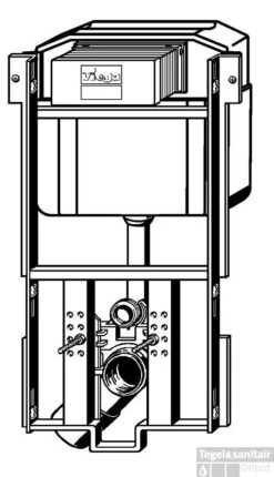 Viega Steptec Wc-module 113x43 Cm.