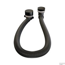 Badafvoer Met Overloop Badvulcombinatie Brauer Black Edition Mat Zwart