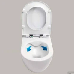 Wandcloset Boss & Wessing Freedom Randloos Met Bidetkraan Warm En Koudwater Wit (Excl. Zitting) -Thuis Badkamer 523ed3316b6d2507eab83a4f8f1b12db140784c9 3