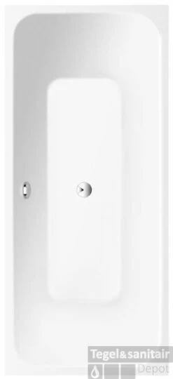 Ligbad Villeroy & Boch O.Novo Acryl 170 X 75 CM Zonder Poten Wit Alpin