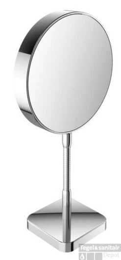 Emco Staande Scheerspiegel Rond 202 Mm. Chroom