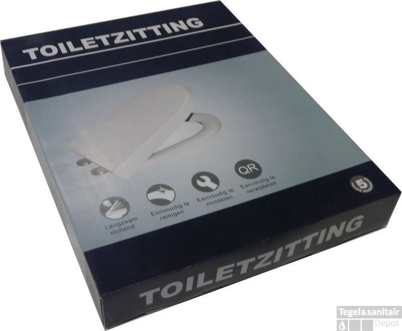 B&w-luxury Chic D Closetzitting Met Softclosing En Quickrelease Wit 2 B&w-luxury Chic D Closetzitting Met Softclosing En Quickrelease Wit - Afbeelding 2