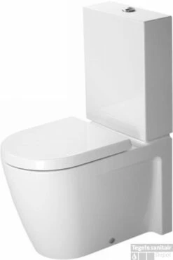 Duravit Starck 2 Duobloccloset 37x63 Cm. Wondergliss Wit -Thuis Badkamer 71498