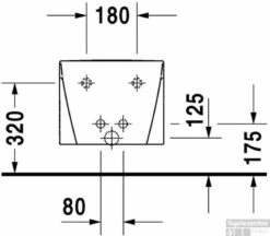 Duravit Starck 2 Wandbidet 37x54 Cm. Wondergliss Wit -Thuis Badkamer 71502