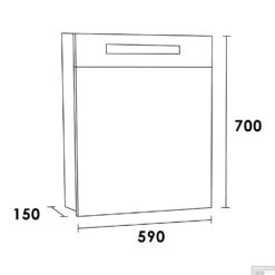 Spiegelkast 2.0 Exclusive Line 60cm Linksdraaiend Burned Bark 5 Spiegelkast 2.0 Exclusive Line 60cm Linksdraaiend Burned Bark -Thuis Badkamer 7345 spiegelkast 2.0 exclusive line 60cm linksdraaiend burned bark tech