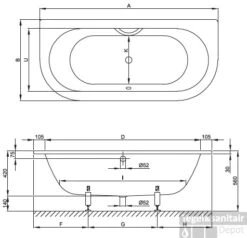 Bette Starlet 1 Plaatstalen Bad 175x80x42 Cm. Wit 5 Bette Starlet 1 Plaatstalen Bad 175x80x42 Cm. Wit -Thuis Badkamer 765328 tech