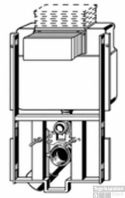 Viega Steptec Wc-module 84x43 Cm.