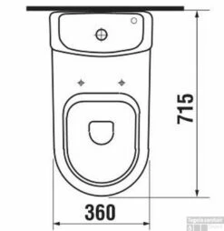 Jika Euroline Duobloccloset Pk +8 Wit -Thuis Badkamer 78443