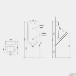 Urinoir Salenzi Hung Achterinlaat Mat Zwart -Thuis Badkamer 7ae1mzw0 urinoir salenzi hung achterinlaat mat zwart tech