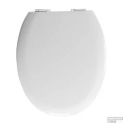 Toiletzitting Allibert Sunshine Geperst Hout 36,8x6,1x44 Cm Soft-Close Wit -Thuis Badkamer 814069 2