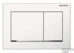 Geberit Omega 30 Bedieningsplaat Front/planchetbediening Wit-chroom-wit