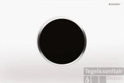 Geberit Sigma 10 Bedieningsplaat Infrarood Batterij Wit-chroom-wit