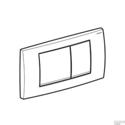 Bedieningsplaat Geberit Twinline 30 Frontbediening Wit -Thuis Badkamer 8340754 bedieningsplaat geberit twinline 30 frontbediening wit 2