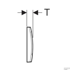 Bedieningsplaat Geberit Twinline 30 Frontbediening Wit -Thuis Badkamer 8340754 bedieningsplaat geberit twinline 30 frontbediening wit 3