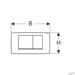Bedieningsplaat Geberit Twinline 30 Frontbediening Chroom -Thuis Badkamer 8340796 bedieningsplaat geberit twinline 30 frontbediening chroom tech