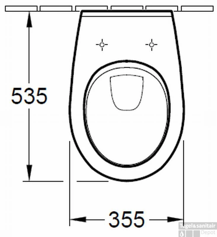 Gustavsberg Saval 2.0 Wandcloset Wit 2 Gustavsberg Saval 2.0 Wandcloset Wit - Afbeelding 2