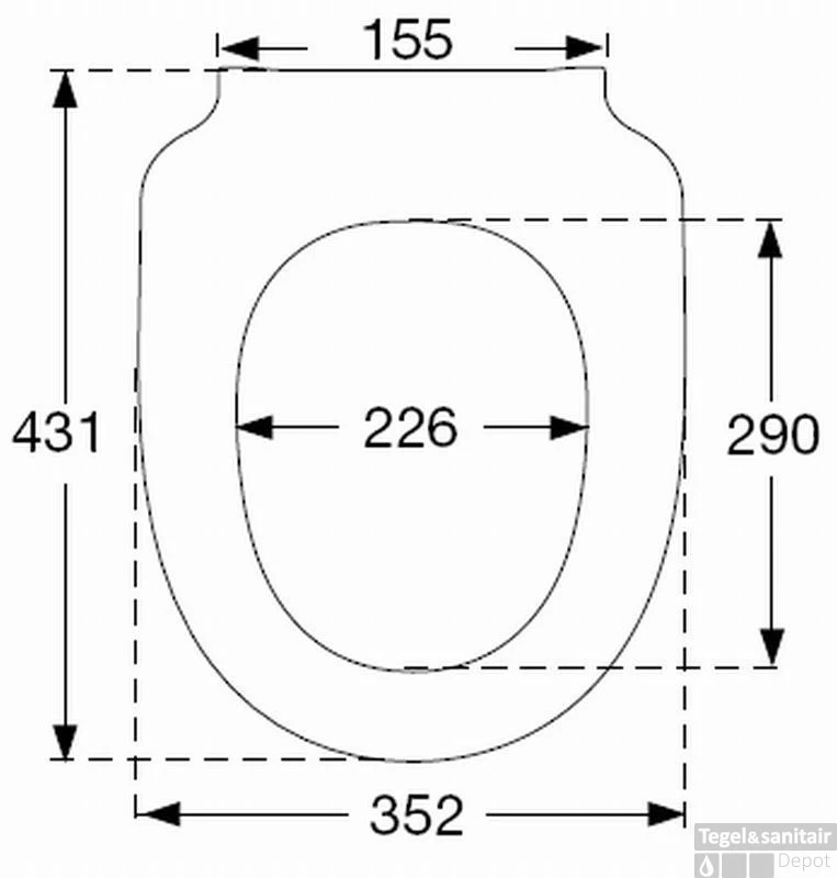 Pressalit 300+ Closetzitting Met Deksel Wit 2 Pressalit 300+ Closetzitting Met Deksel Wit - Afbeelding 2