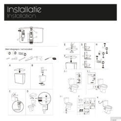Toiletpot Differnz Staand Met PK Uitgang Inclusief Toiletbril Wit 13 Toiletpot Differnz Staand Met PK Uitgang Inclusief Toiletbril Wit -Thuis Badkamer 8712793562413 toiletpot differnz staand met pk uitgang inclusief toiletbril wit 6