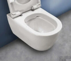 B&w-luxury Agathon Rr Wandcloset 35x54 Cm. Spoelrandloos Wit -Thuis Badkamer 87439