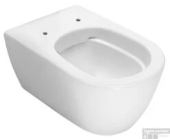 B&w-luxury Agathon Rr Wandcloset 35x54 Cm. Spoelrandloos Wit