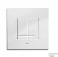 Wisa Delos Afdekplaat Met Dualflush Wit