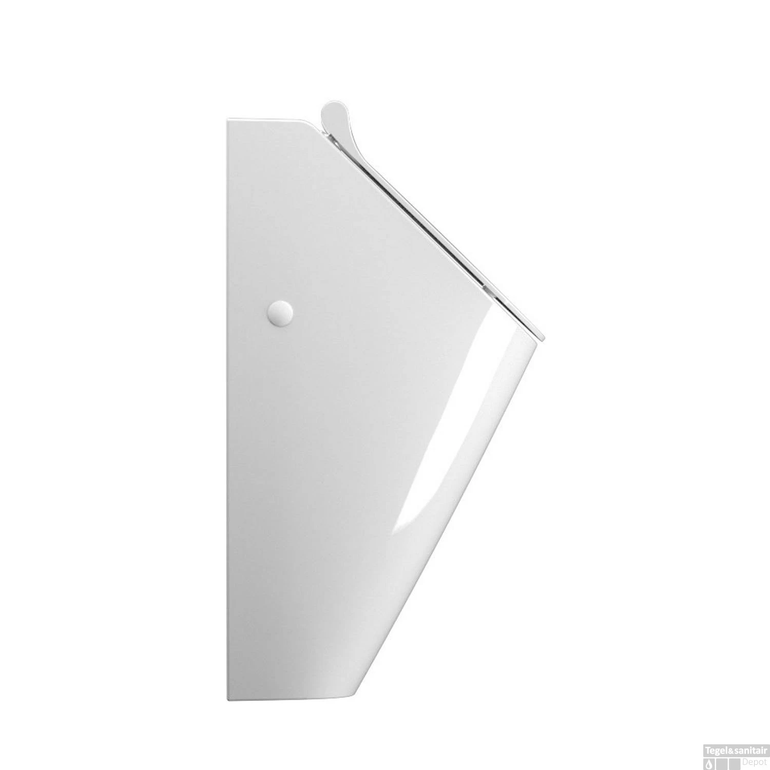 Urinoir Sapho Sand 31x65x34.5 Cm Incl. Dekselgaten ExtraGlaze Keramiek Wit - Afbeelding 2