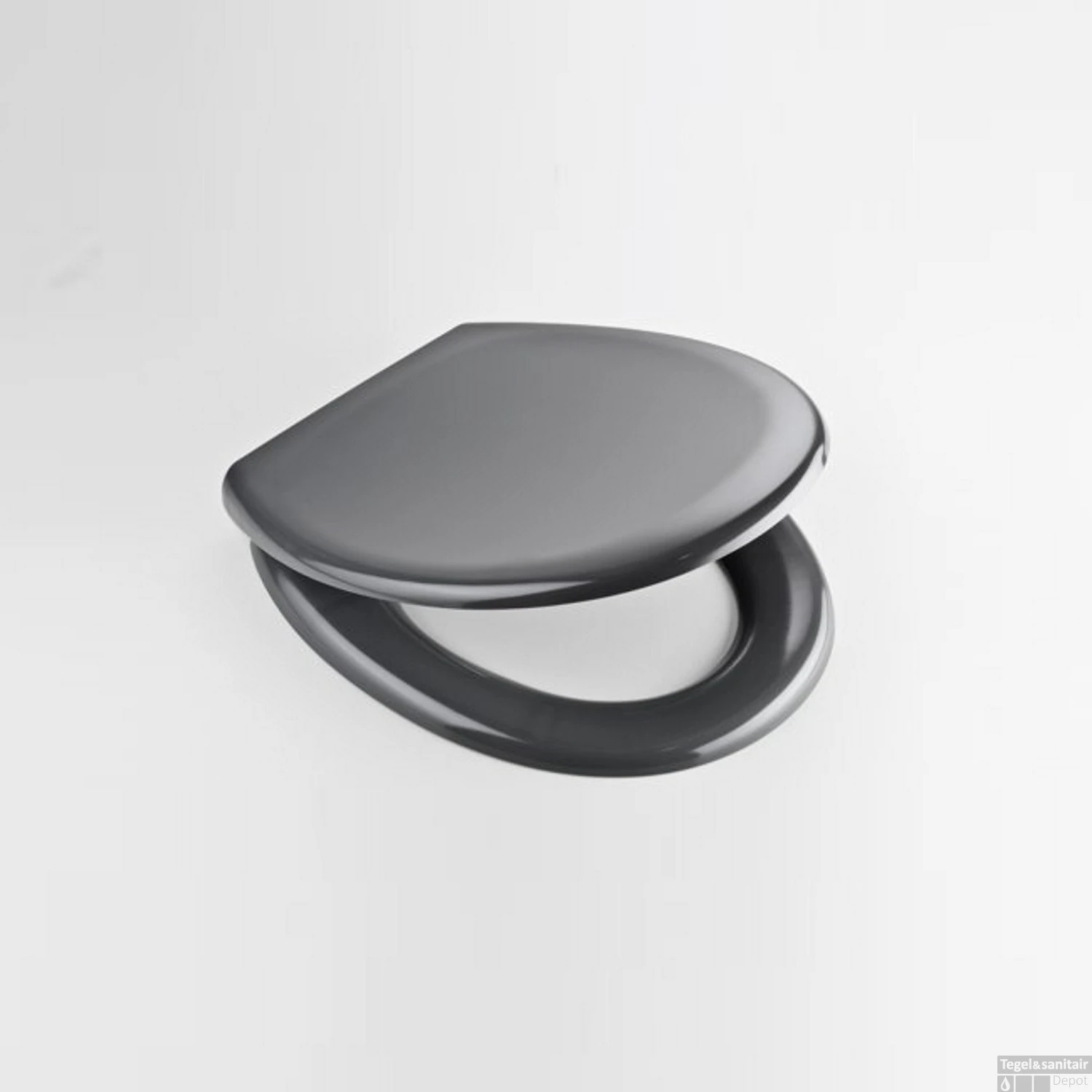 Toiletzitting Eisl Super Slim Softclose Quick Release RVS Scharnieren Donker Grijs 5 Toiletzitting Eisl Super Slim Softclose Quick Release RVS Scharnieren Donker Grijs - Afbeelding 5