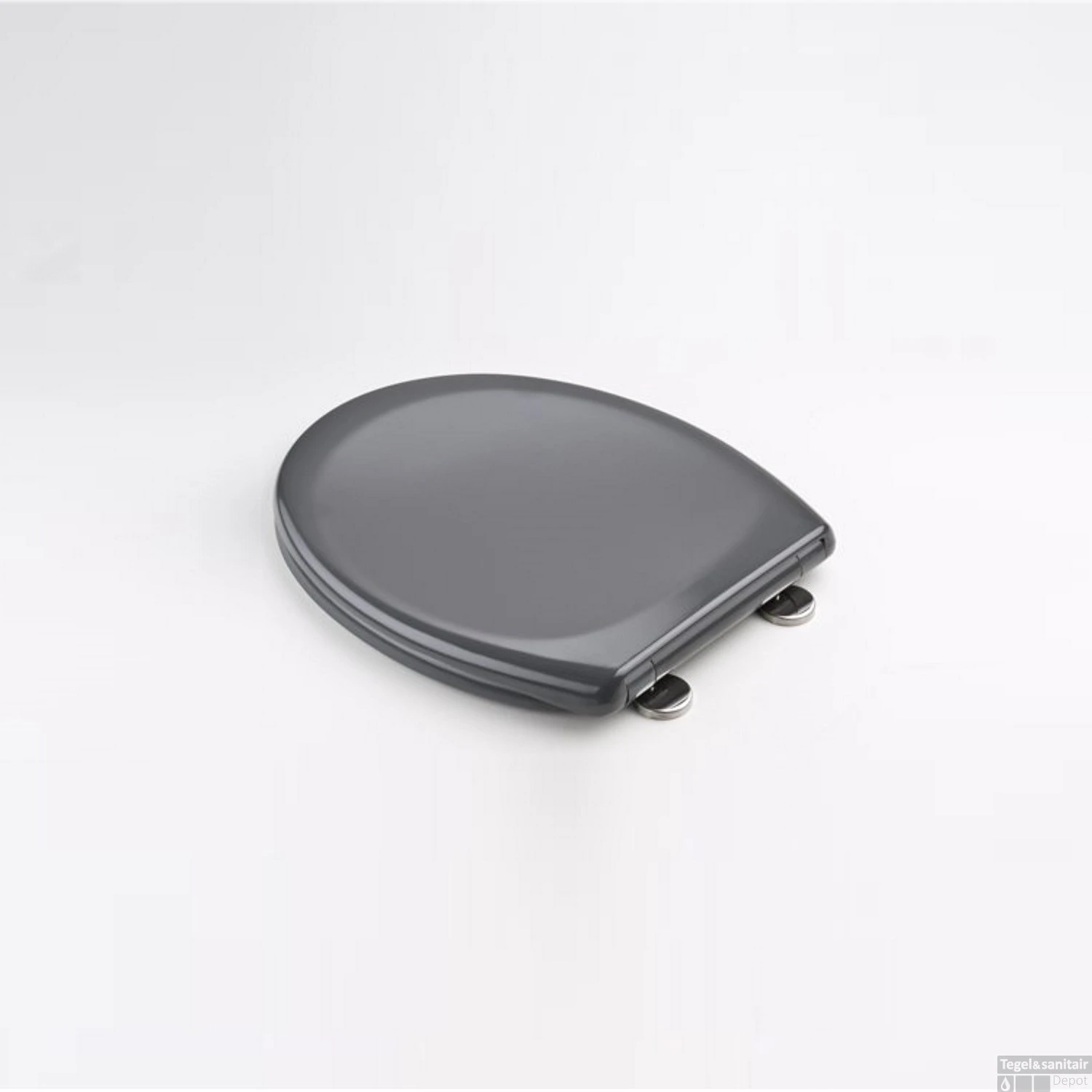 Toiletzitting Eisl Super Slim Softclose Quick Release RVS Scharnieren Donker Grijs 4 Toiletzitting Eisl Super Slim Softclose Quick Release RVS Scharnieren Donker Grijs - Afbeelding 4