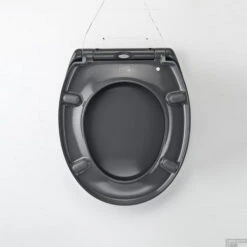 Toiletzitting Eisl Super Slim Softclose Quick Release RVS Scharnieren Donker Grijs 9 Toiletzitting Eisl Super Slim Softclose Quick Release RVS Scharnieren Donker Grijs -Thuis Badkamer 9200000078356597 4